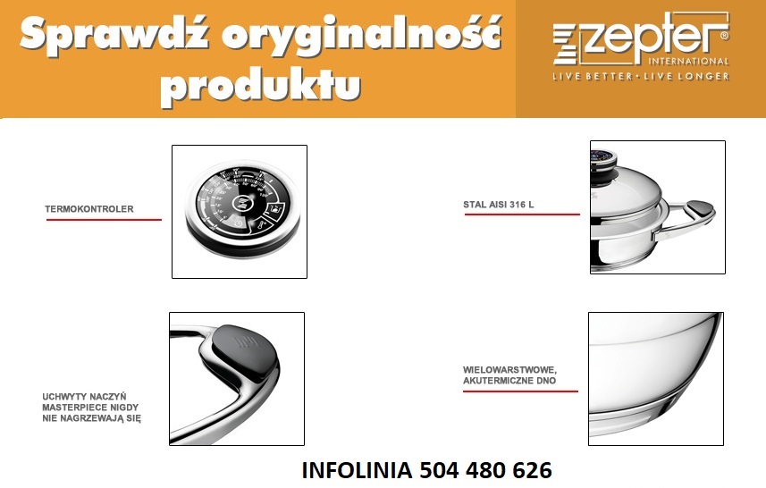 Jak rozpoznać oryginalne garnki Zepter