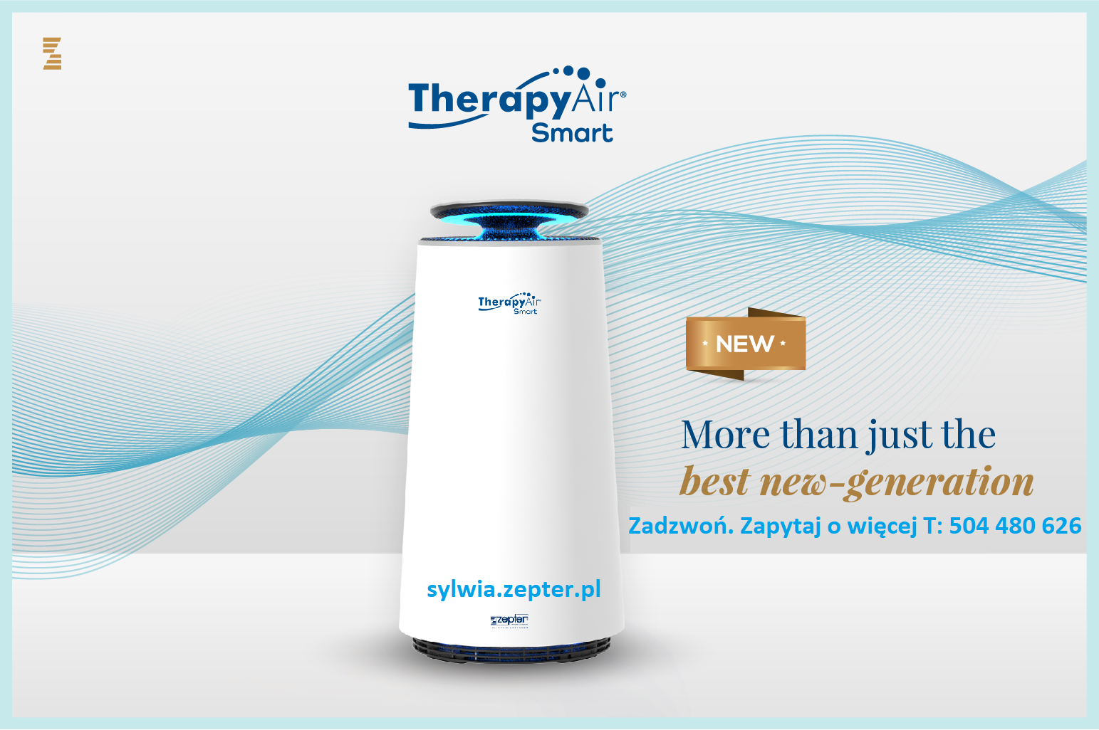 Therapy Air Smart - Oczyszczacz powietrza + jonizacja + lampa UV