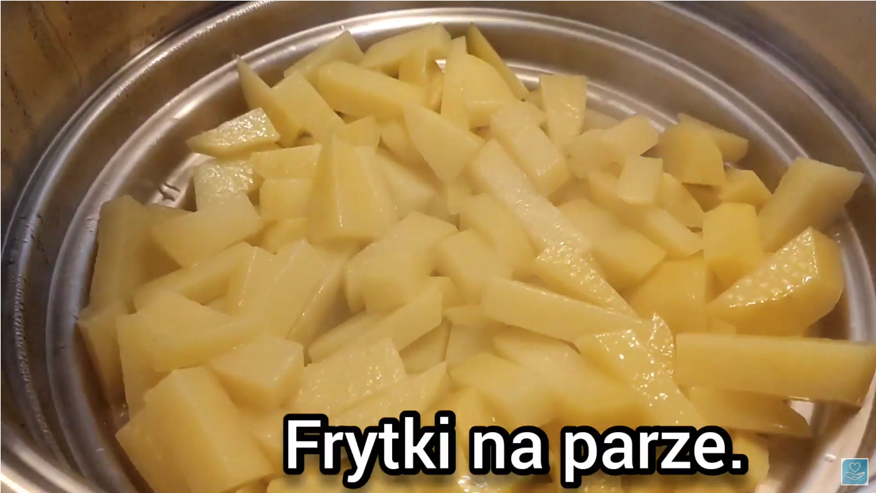Gotowanie w piramidzie Zepter - Frytki na parze